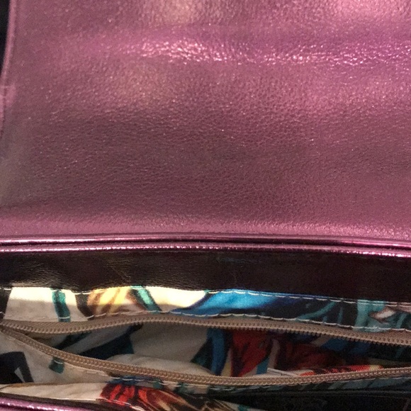 Sharif 1827 original shiny magenta crossbody - Picture 6 of 8